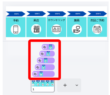 図解を順番に表示