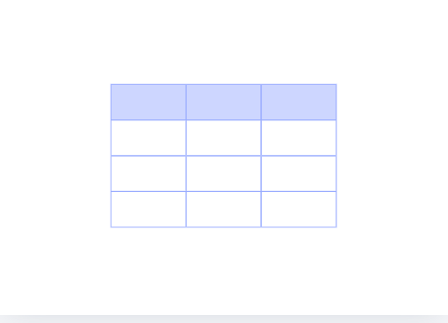 Canvaのキャンバスに表を挿入した画面